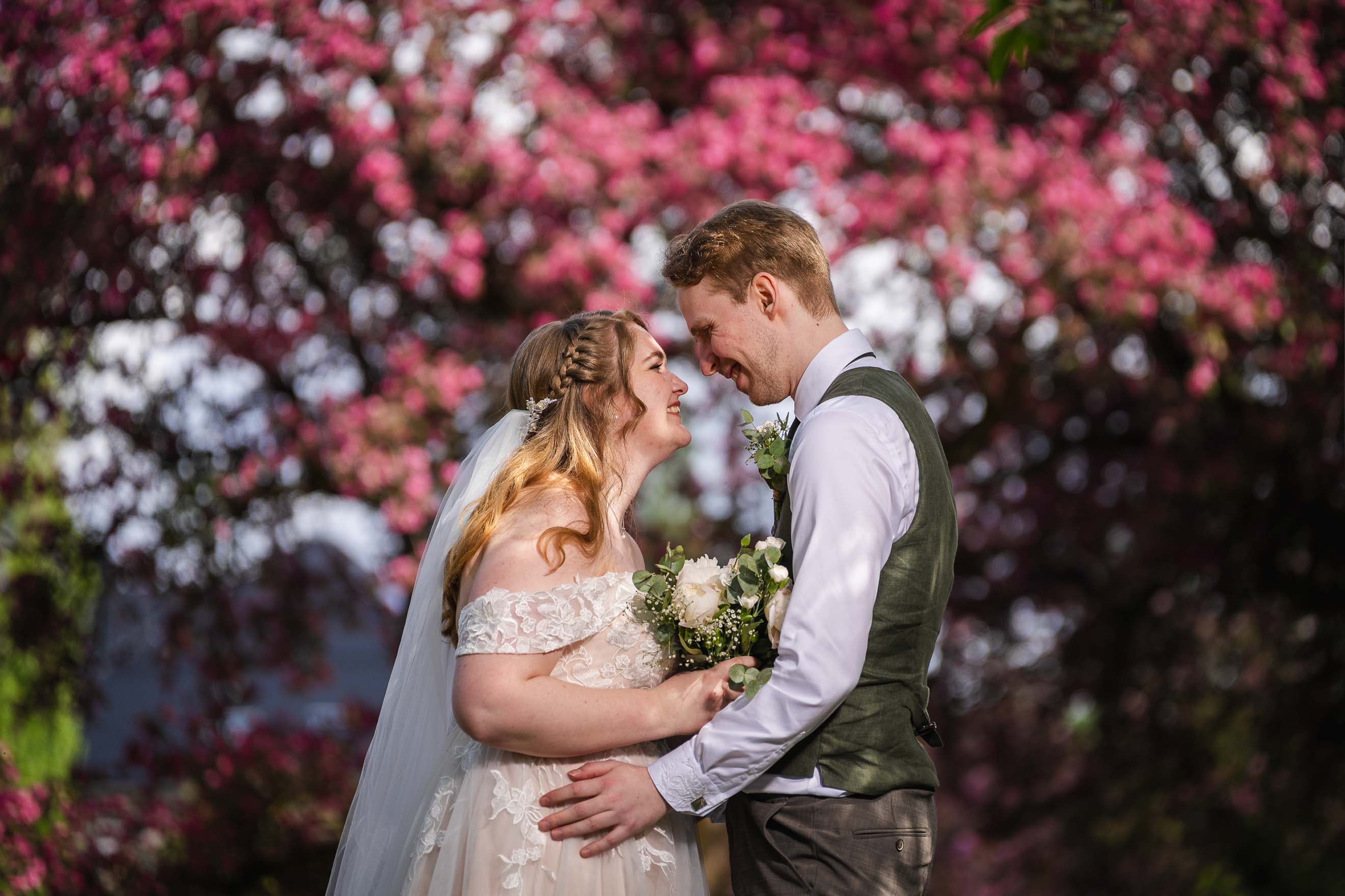 Bryllup i botanisk hage